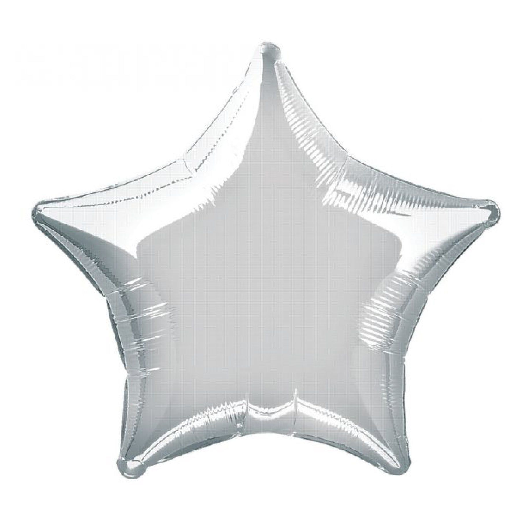 Silver Star Foil Balloon 32