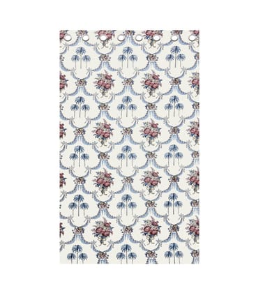 Timeless Blue Pottery Curtains  Urban Jaipur Hand Block Prints( 9 Feet )