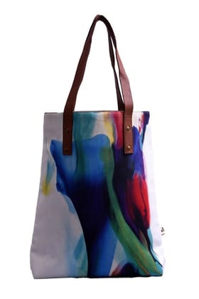 Printed PU Handle Astara Tote Bags Printed PU Handle Astara Tote Bags