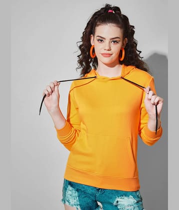 The Dry State Fleece Orange Hooded Sweatshirt