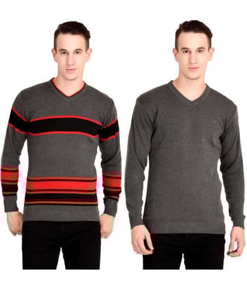 NEUVIN Multi V Neck Sweater