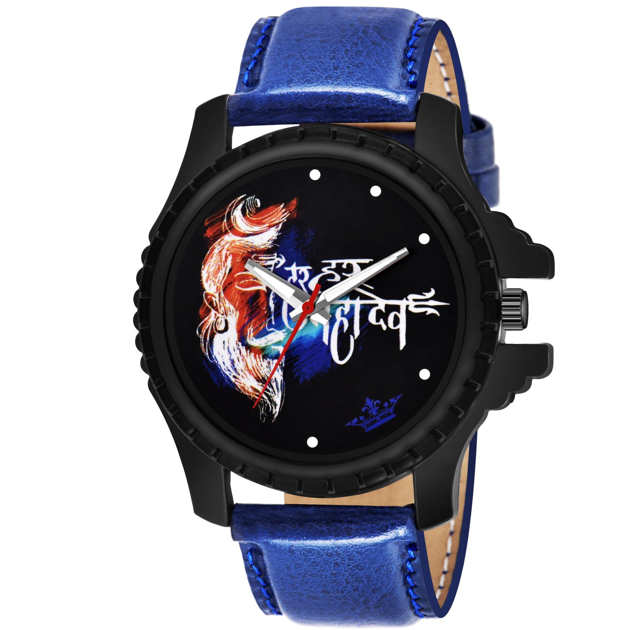 Multicolor Maha Dev Analog Watch for Men LR66