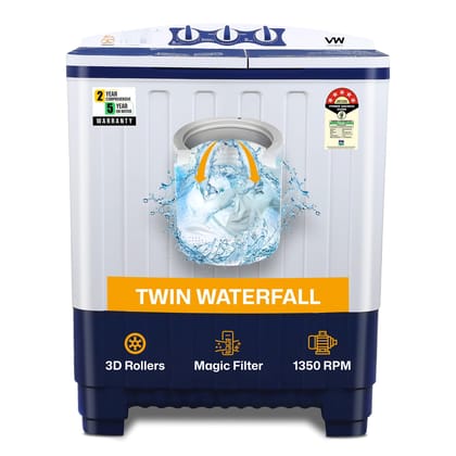 VW 7.5 kg 5 Star Pure Wash with Toughened Glass Semi Automatic Top Load Washing Machine PureWash0075G (White) VW 7.5 kg 5 Star Pure Wash with Toughened Glass Semi Automatic Top Load Washing Machine PureWash0075G (White) - White / 7.5 Kg Glass VW 7.5 kg 5 Star Pure Wash with Toughened Glass Semi Automatic Top Load Washing Machine PureWash0075G (White) VW 7.5 kg 5 Star Pure Wash with Toughened Glass Semi Automatic Top Load Washing Machine PureWash0075G (White) - White / 7.5 Kg Glass