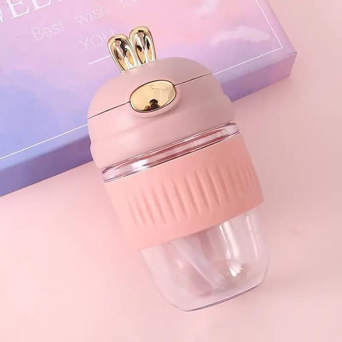 Reusable Glass Coffee Sipper Mugs with Lid & Straw for Kids and Adult 390ml | Multipurpose Drinking Glasses Tumbler for Juice Smoothies Iced Tea Home & Travel Cup