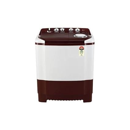 LG 7.5kg, 5 Star Semi-Automatic Washing Machine (P7510RRAZ) LG 7.5kg, 5 Star Semi-Automatic Washing Machine (P7510RRAZ) - Brown / Medium