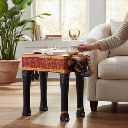 Wooden Beautiful Painted Nightstand Table, Home Decors Amazing Design Handicraft Table, Bedroom Decors Lovely Bedside Table Wooden Beautiful Painted Nightstand Table, Home Decors Amazing Design Handicraft Table, Bedroom Decors Lovely Bedside Table
