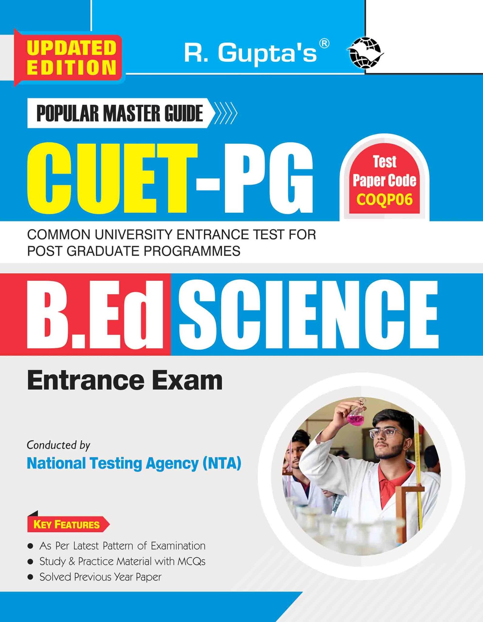 CUET-PG: B.Ed (SCIENCE) Entrance Exam Guide (R-2503)