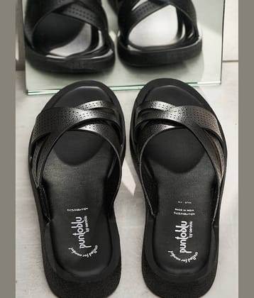 Puntoblu Black Women's Flats