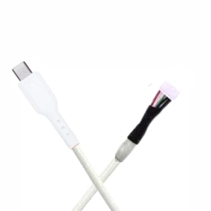 Champion Startek Type-C Data Cable for Fingerprint Scanner Biometric (White)