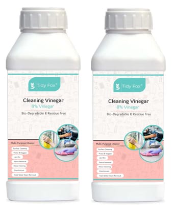 Tidy Fox Cleaning Vinegar / All Purpose Cleaner / 8% Vinegar / 2 litre