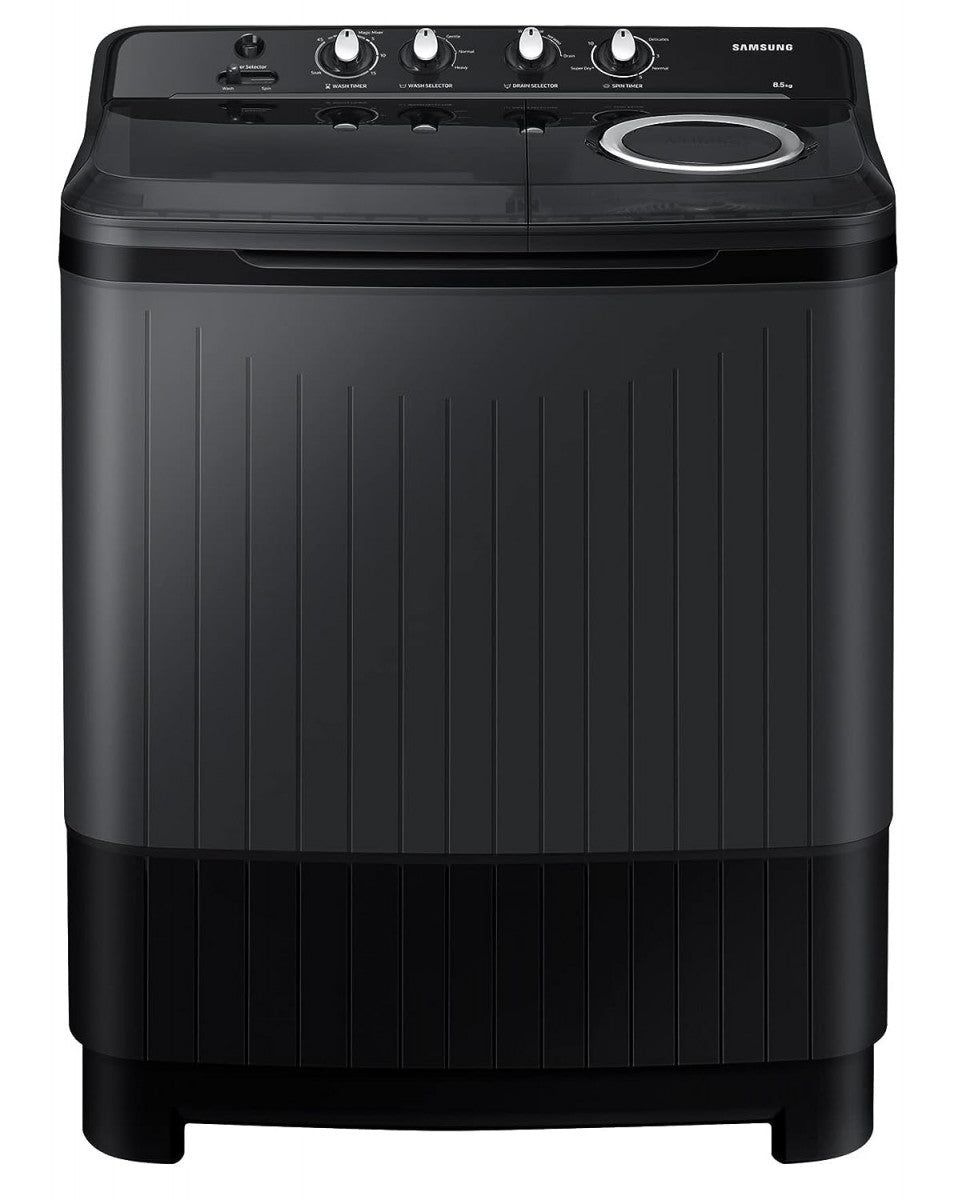 Samsung 8.5 Kg 5 Star Semi Automatic Top Load Washing Machine (WT85B4200GD/TL,DARK GRAY) Black