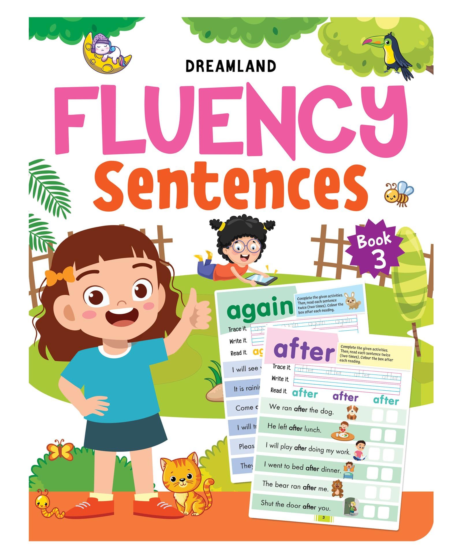 Fluency Sentences Book 3 for Kids Age 4 -7 Years | Kids Educational Learning Book [Paperback] Dreamland Publications
