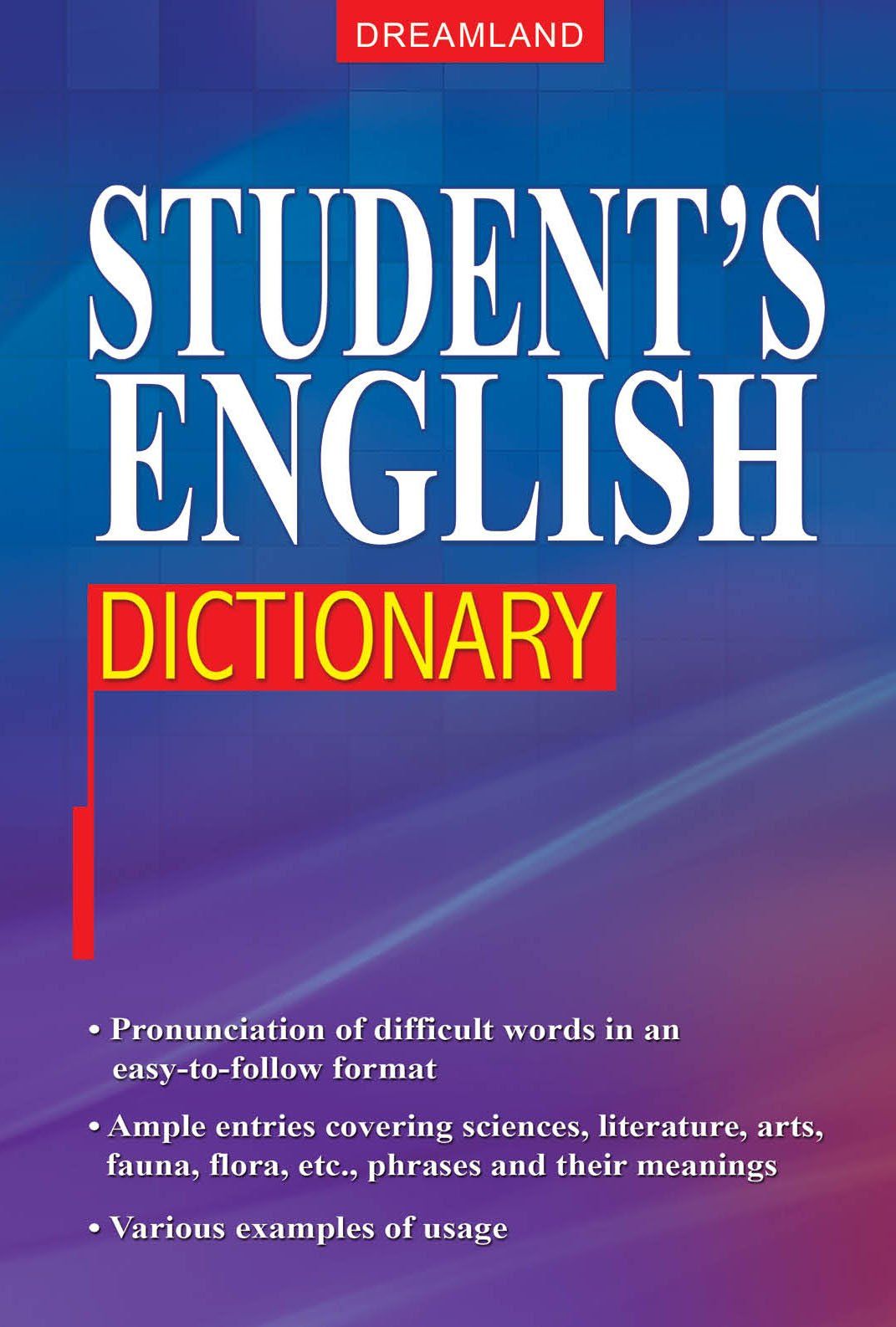 Student's English Dictionary (English, Hardco [Hardcover] Dreamland Publications