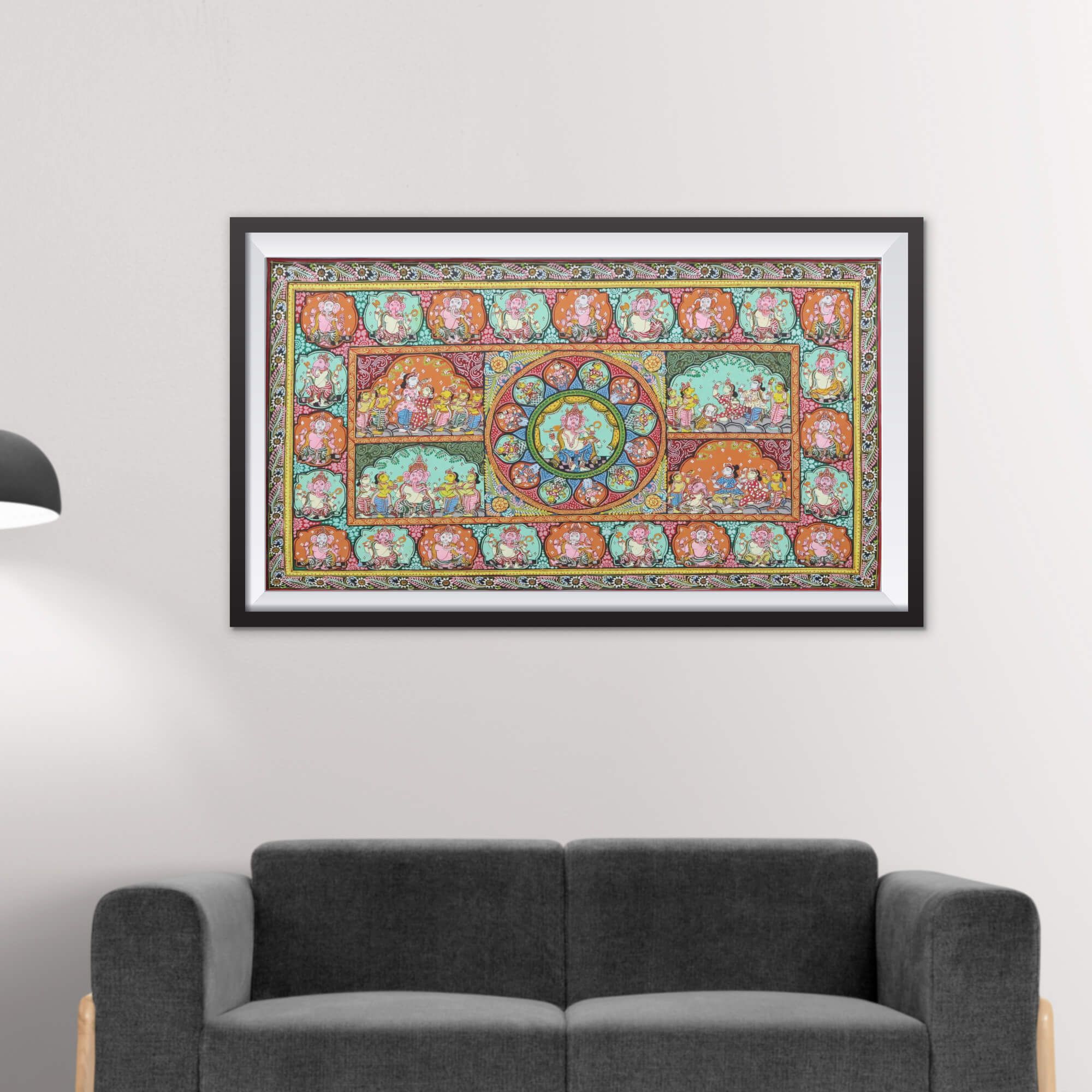 Patta Painting of Shree Ganesha