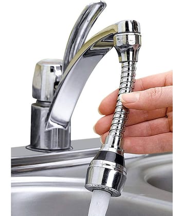 Bentag Turbo Flex 360 Degree Flexible 6 Inch Sprayer Extension Jet Stream/Water Saving Faucet