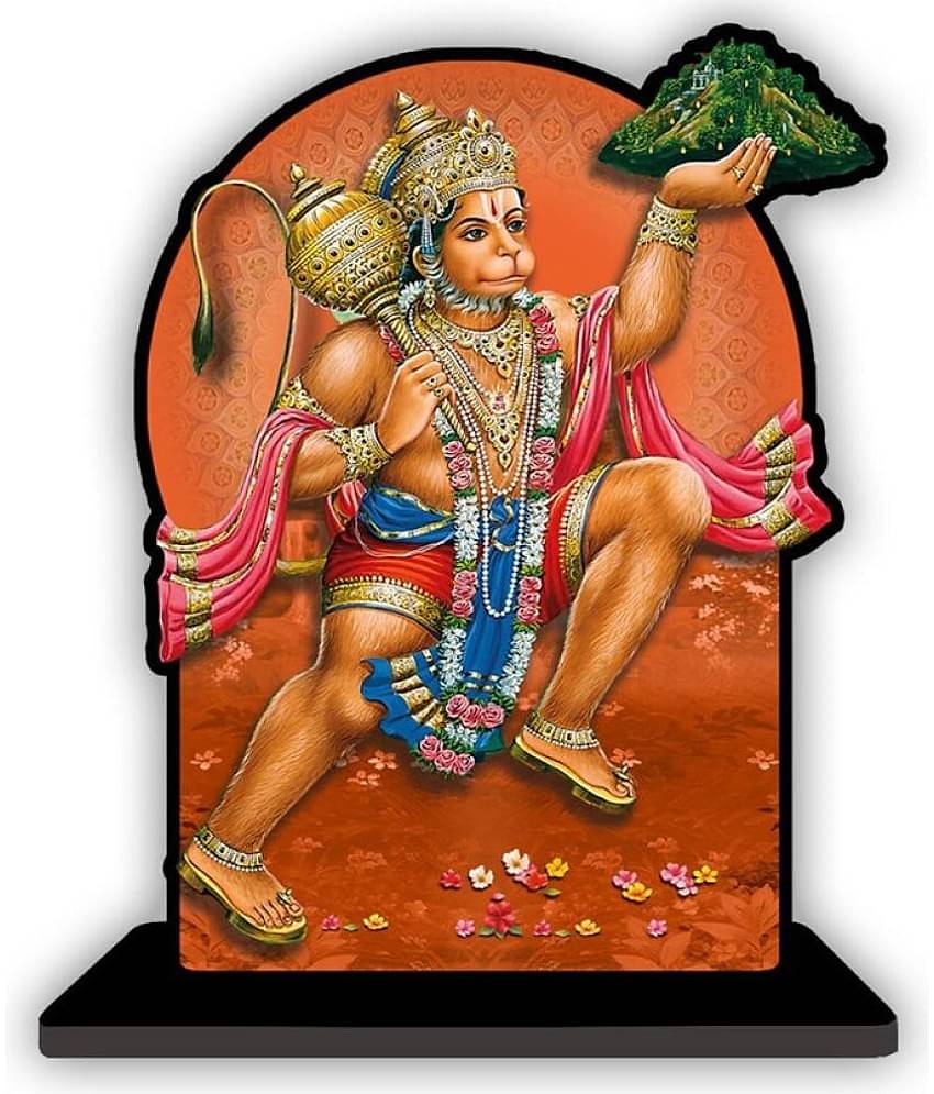 Saf Wood Lord Hanuman Idol ( 28 cm )