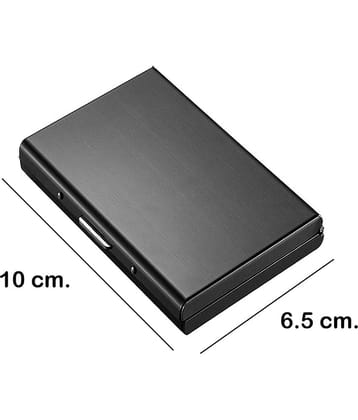 FSN-High Quality Stainless Steel  Black ATM Card Holder