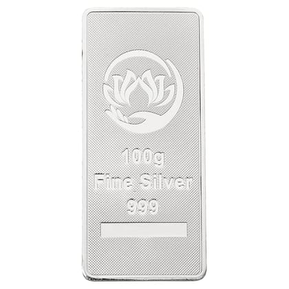 100g Fine Silver Bar 999 Purity | Pure Silver Biscuit | Investment Grade Silver Bullion 100g Fine Silver Bar 999 Purity | Pure Silver Biscuit | Investment Grade Silver Bullion