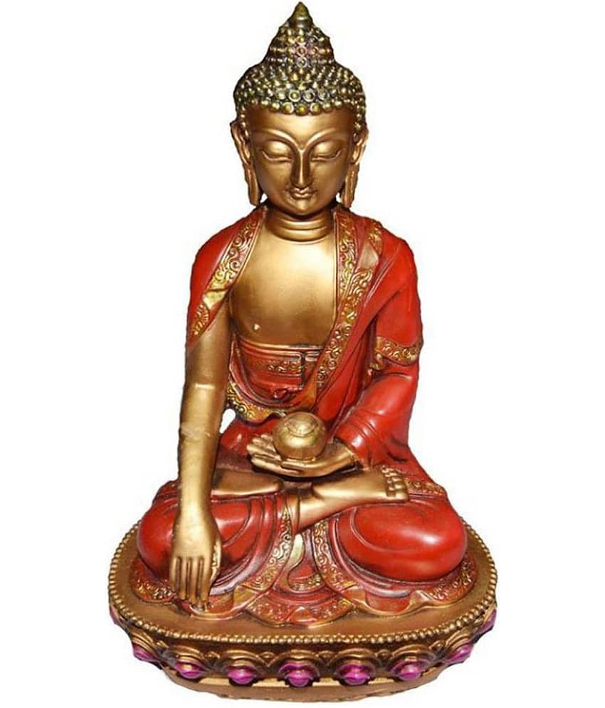 King & Queen Buddha Resin Idol