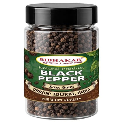 Black Pepper 250g Kali mirch Gol Mirch from Idukki Kerala - 250 gm - Single jar
