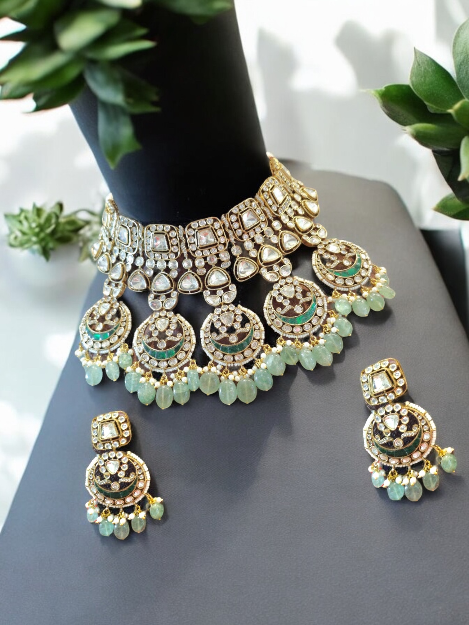Emerald Jade - The Royal Bride By Dia Art Jewels