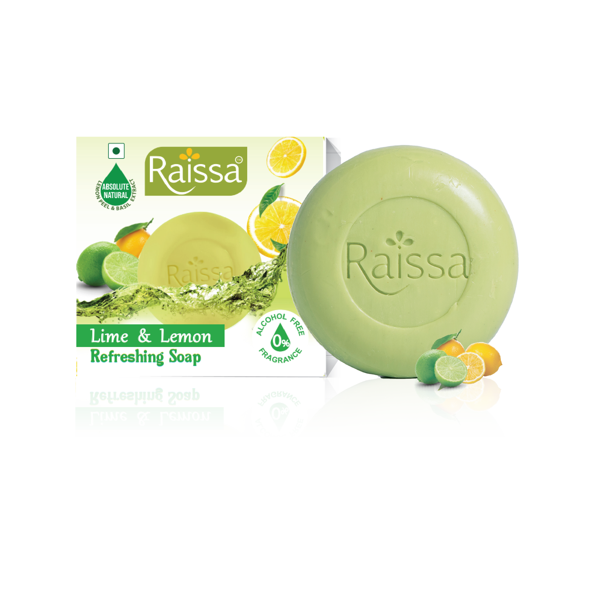 Raissa Refreshing Soap - Lime & Lemon, 85g