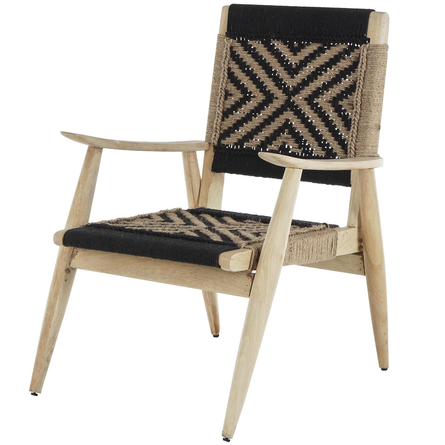 "Stylish Arc" Jute Handmade Woven Living Room Chair