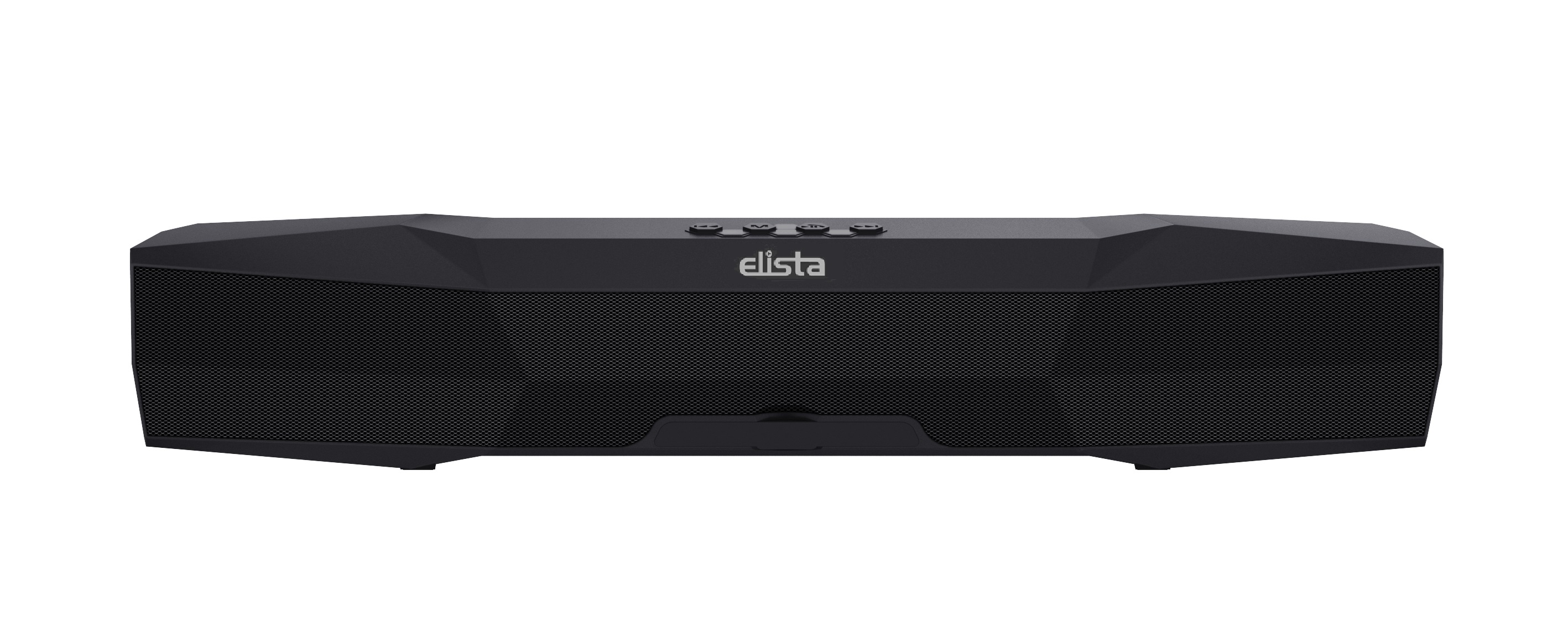 Elista  10 W Bluetooth Soundbar, with TWS Feature, FM, AUX, TF Card, USB Connectibity, 2400 mAh battery ,Upto 5 Hrs Playback, Built-in Mic & Mobile Holder for Mobile, PC, Tablets, and Laptops