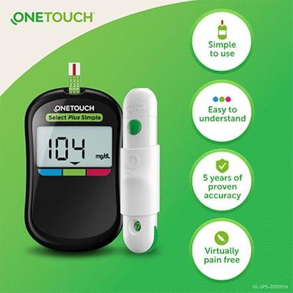 OneTouch Select Plus Simple Blood Glucose Meter OneTouch Select Plus Simple Blood Glucose Meter