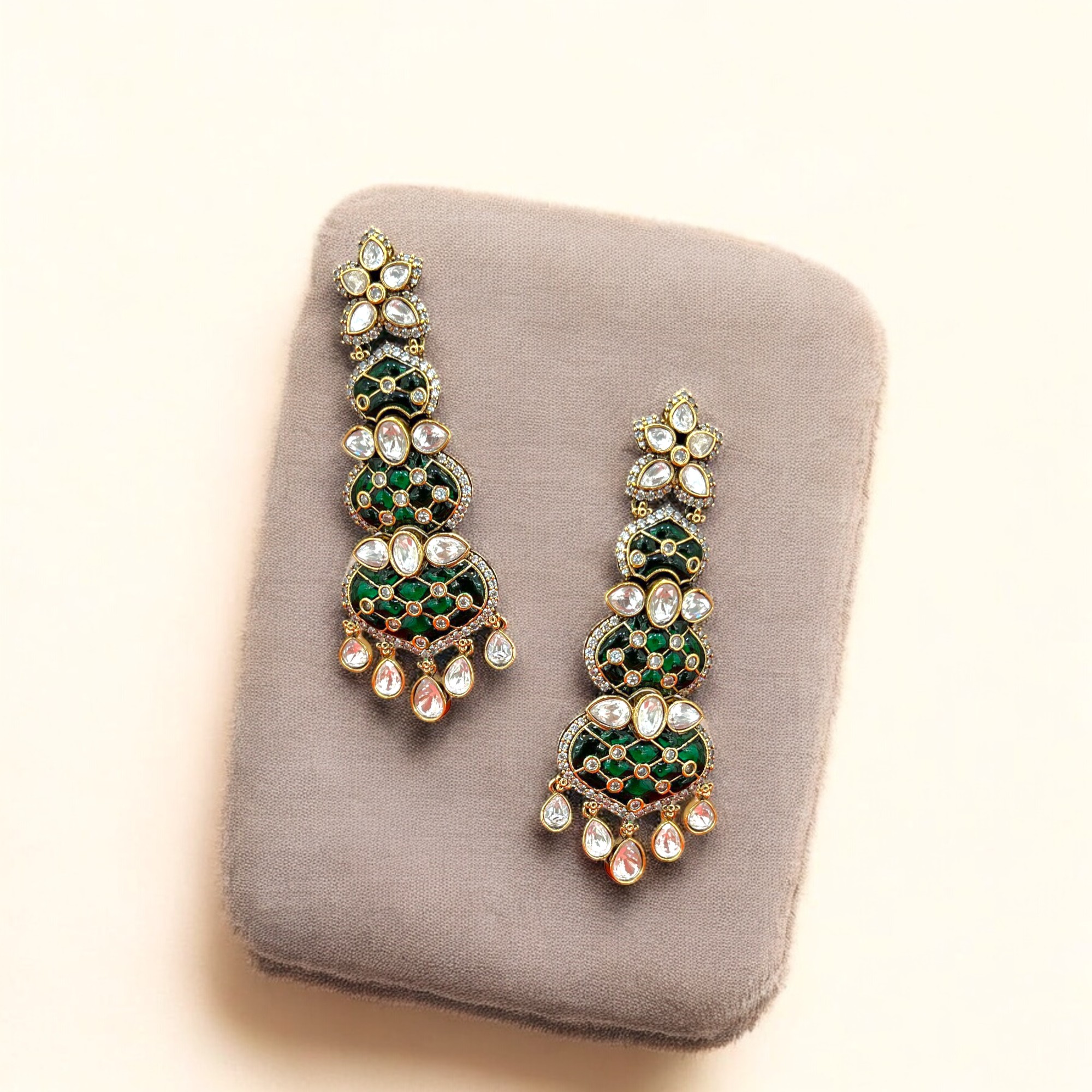 Regal Rhapsody Drops - By Dia Art Jewels