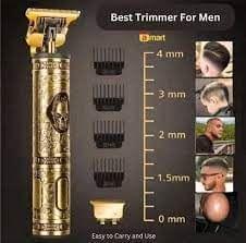 Electric Hair Trimmer with 5 Adjustable Lengths - Cordless & Rechargeable - Easy to Use & Clean - Perfect for Home or Travel"