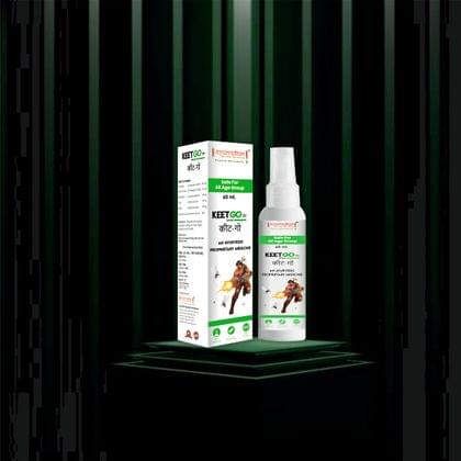  Keet Go Ayurvedic Mosquito Repellent Spray - 60ml