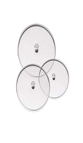 AV Fashion India - Stainless Steel net Cover/lid for Milk, Curry etc Pack of 3 (7, 8, 9 inch) (AV_KI10)