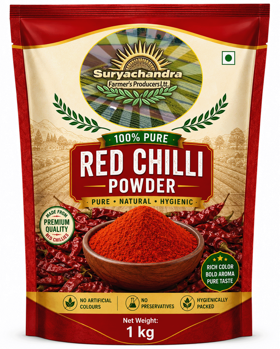 Surya Chandra Red Chilli Powder