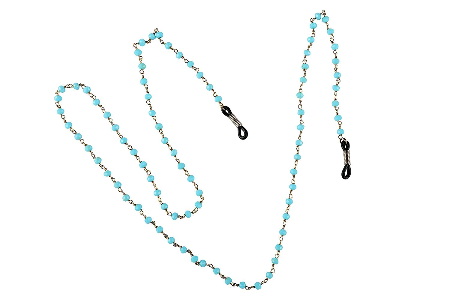 AV Fashion India - Beaded Eyeglass Sunglass Spectacle Cord & Lanyard Neck Strap String Chain Link Holder 74 Cms